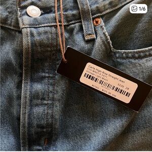 NWT Alex Mill Carla Straight Leg Denim